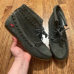 Oliberte‎ | Women's Hirari Boot In Blue Lace Up Ankle Boot Sz 40/9